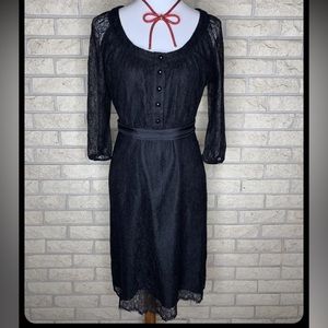 Maeve Dress from Anthropologie -black lace